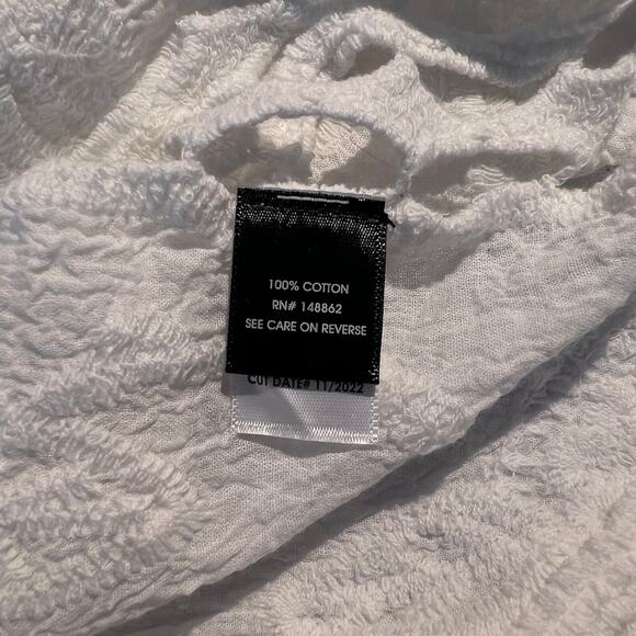 NWT Torrid Kimono Top White Crochet Lace Cover Up Resort Summer Boho Festival - Picture 8 of 8